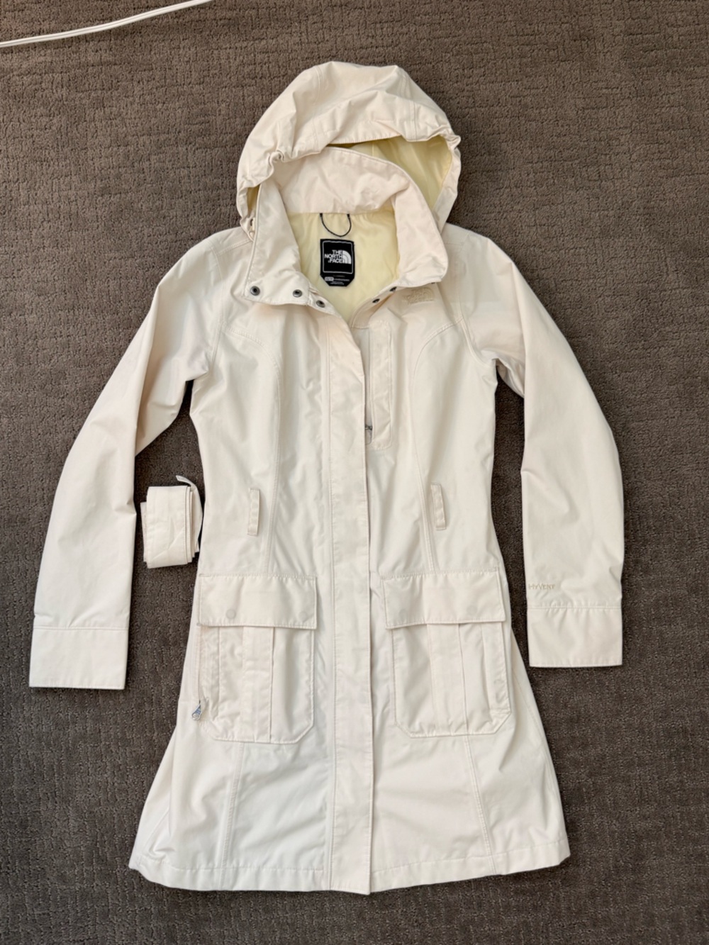The North Face Waterproof Trench Coat, Size XS